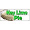 Signmission KEY LIME PIE BANNER SIGN bakery eggs sweets pie graham cracker crust B-120 Key Lime Pie - alternate 1